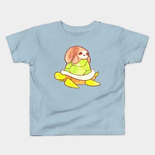 Little Sloth and Big Turtle Kids T-Shirt